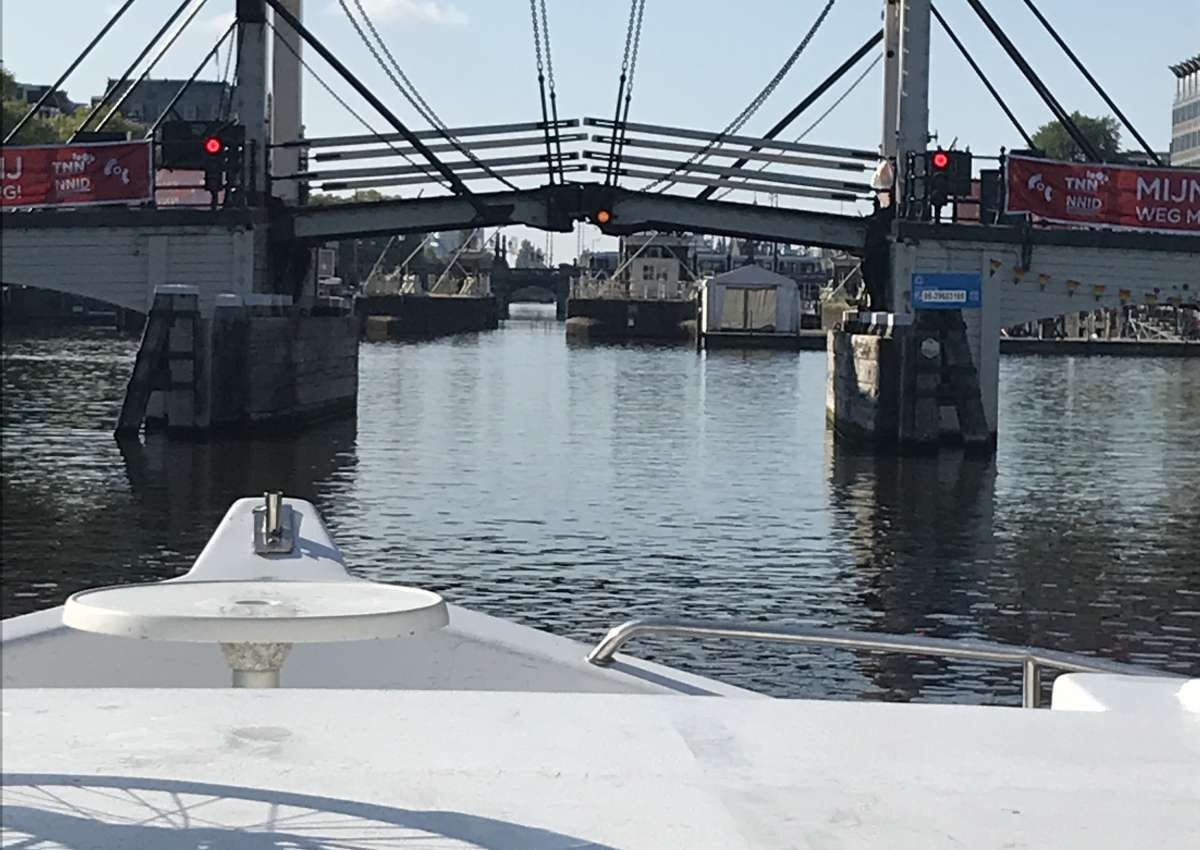Magere Brug - Bridge in de buurt van Amsterdam