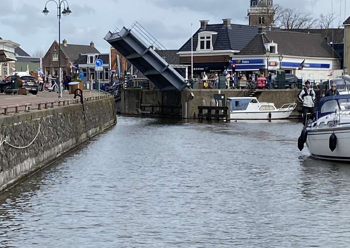 Blokjesbrug (Truitjezijlbrug) - Bridge près de De Fryske Marren (Lemmer)