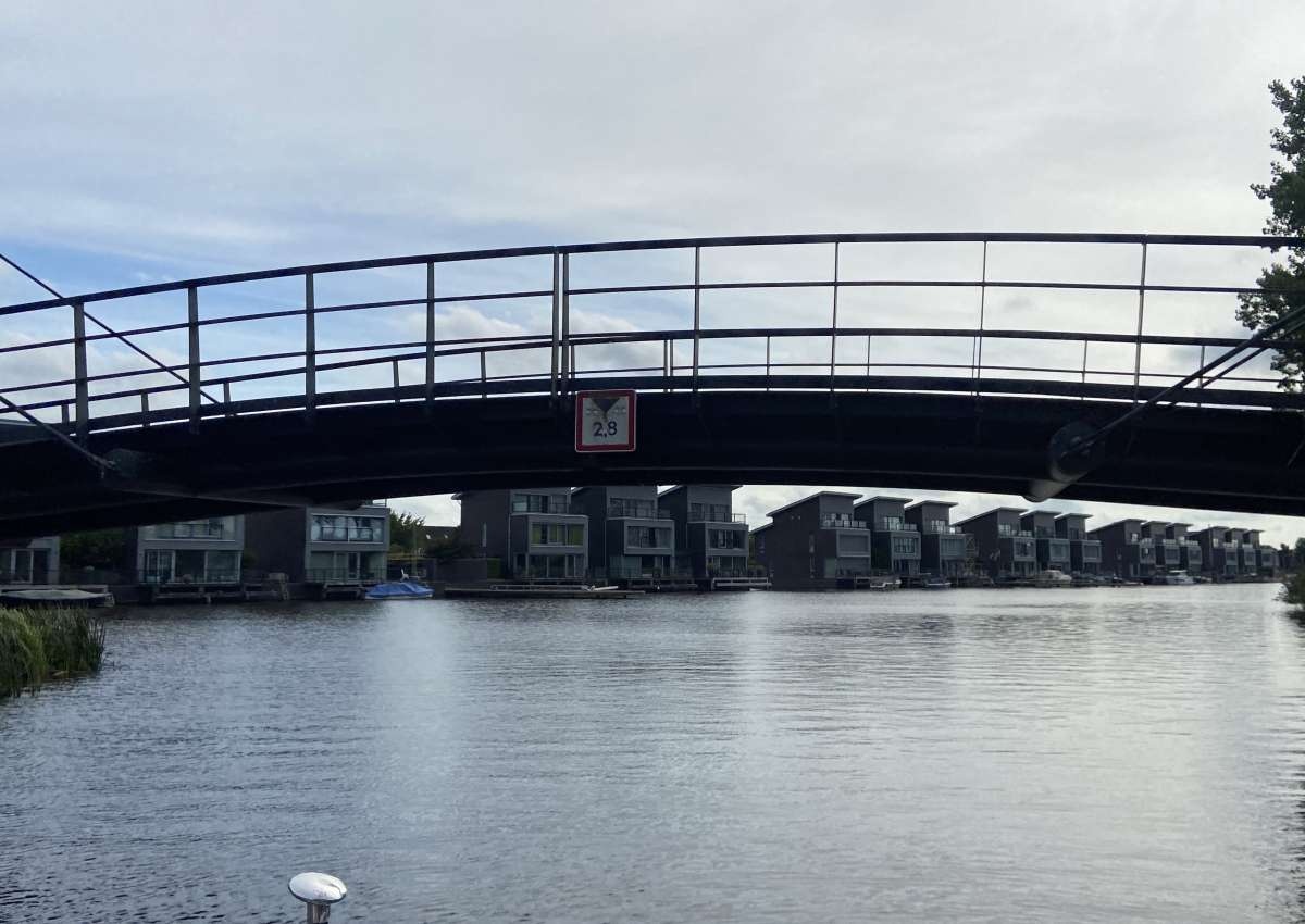 Sneek, brug (4) - Bridge in de buurt van Súdwest-Fryslân (Sneek)