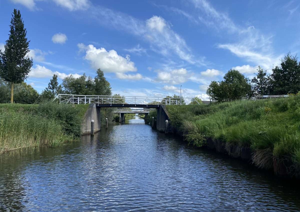 Fietsbrug Lauwersmeerweg - Bridge in de buurt van Noardeast-Fryslân (Kollum)