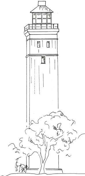 Keldsnor - Leuchtturm bei Vognsbjerg
