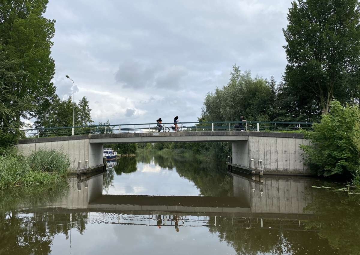Hessebrug - Bridge in de buurt van Noardeast-Fryslân (Kollum)