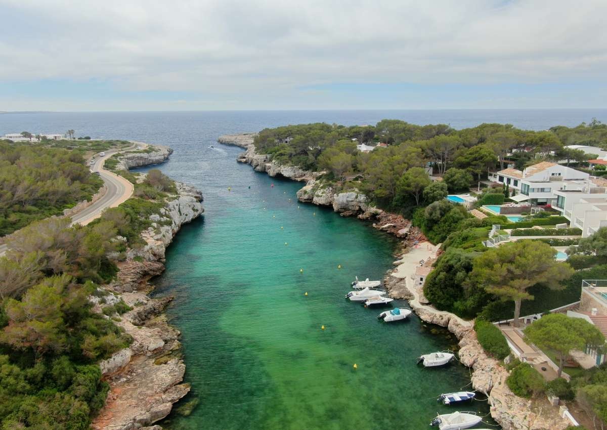 Menorca Cala Blanes, Anchor - Ankerplaats in de buurt van Ciutadella