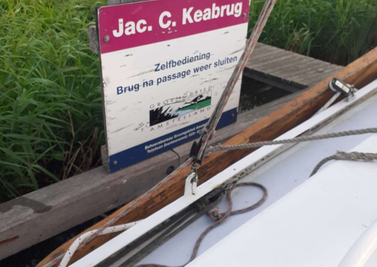 Jac.C. Keabrug - Bridge in de buurt van Ouder-Amstel (Ouderkerk aan de Amstel)