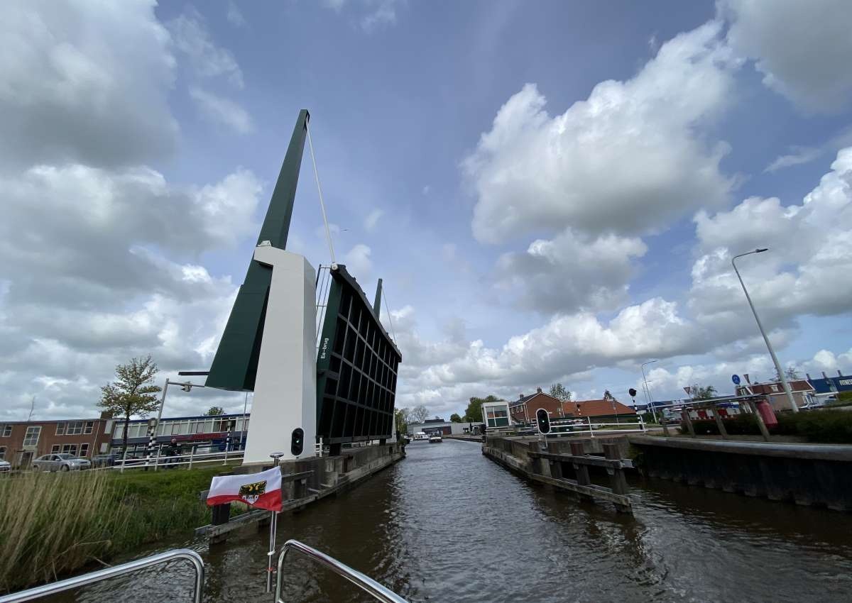 Iebrege (Eebrug), Dokkum - Bridge in de buurt van Noardeast-Fryslân (Dokkum)