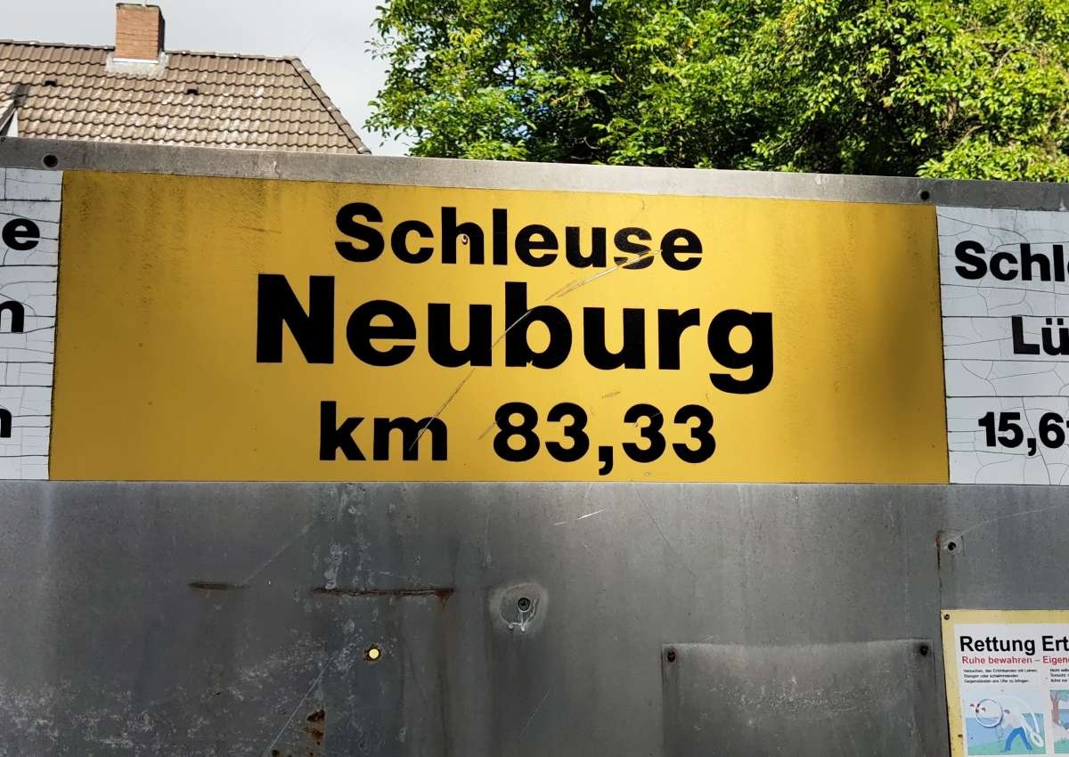 Schleuse Neuburg - Navinfo in de buurt van Siggelkow