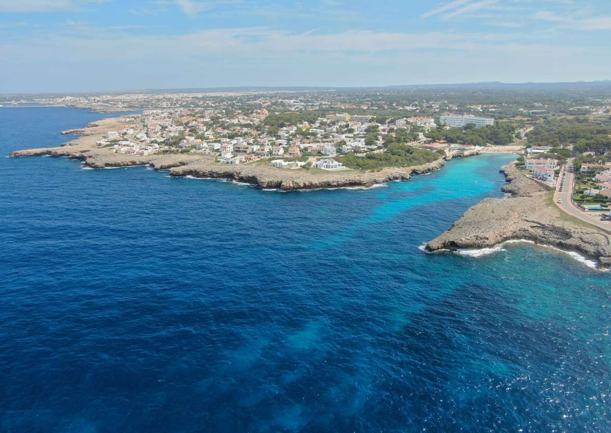Menorca - Cala Blanca, Anchor - Ankerplaats in de buurt van Ciutadella
