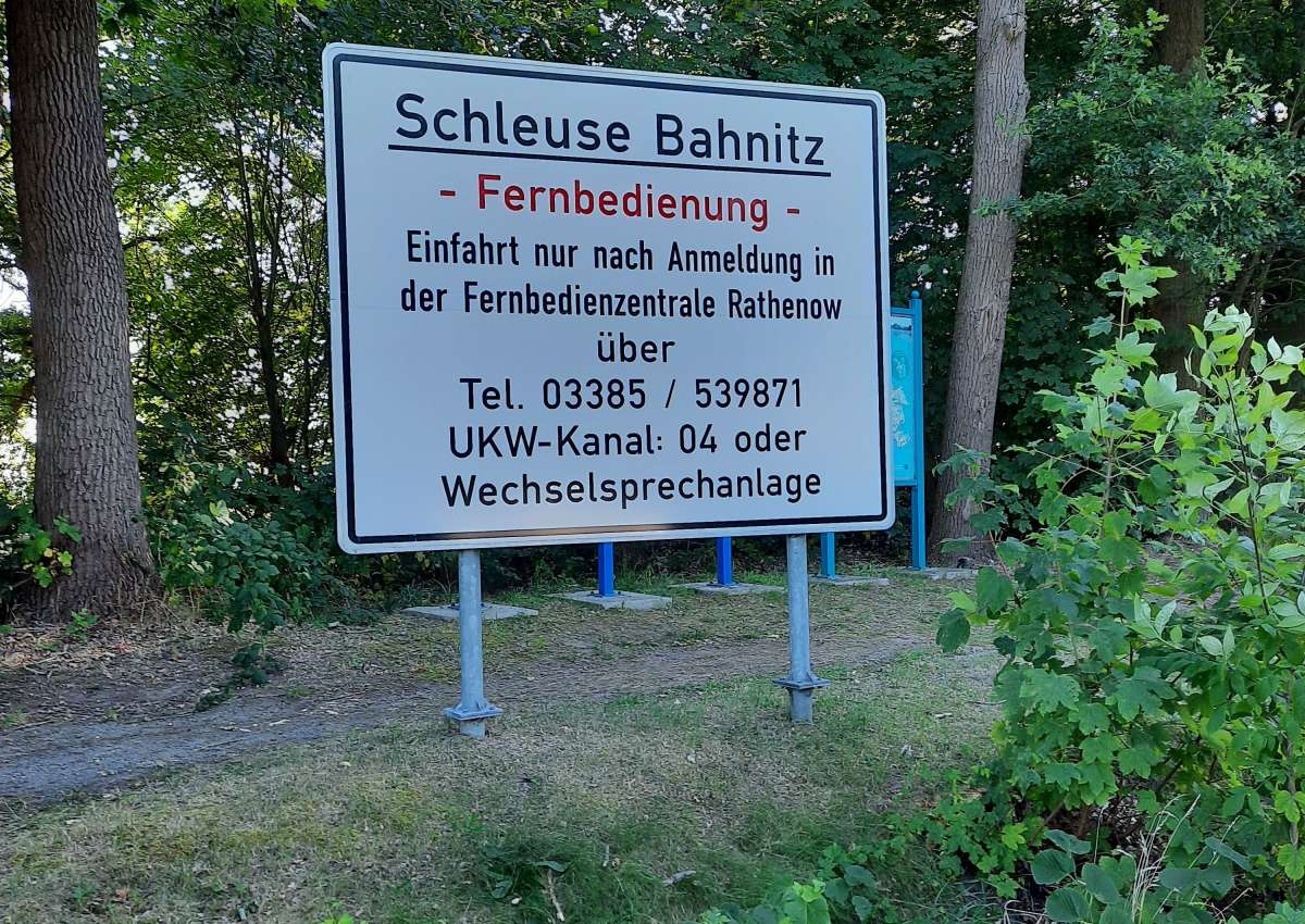 Schleuse Bahnitz - Navinfo in de buurt van Bahnitz