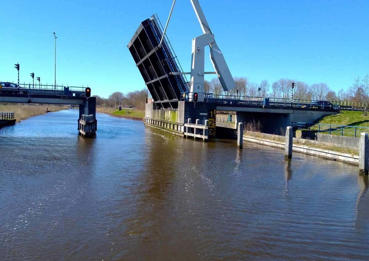 Schreiersbrug - Bridge in de buurt van Noardeast-Fryslân (Dokkum)