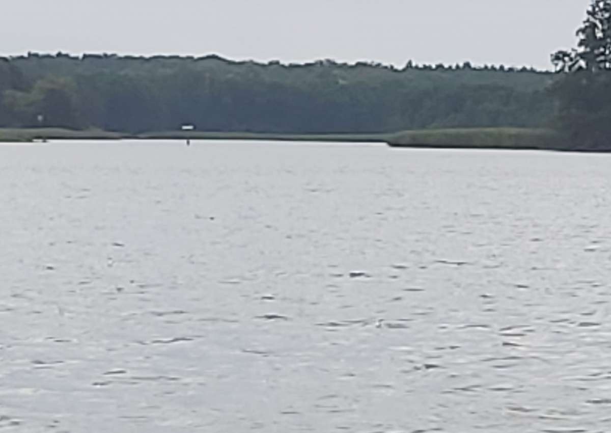 Fischereianlagen, Durchfahrt gesperrt. - Navinfo près de Fürstenberg/Havel