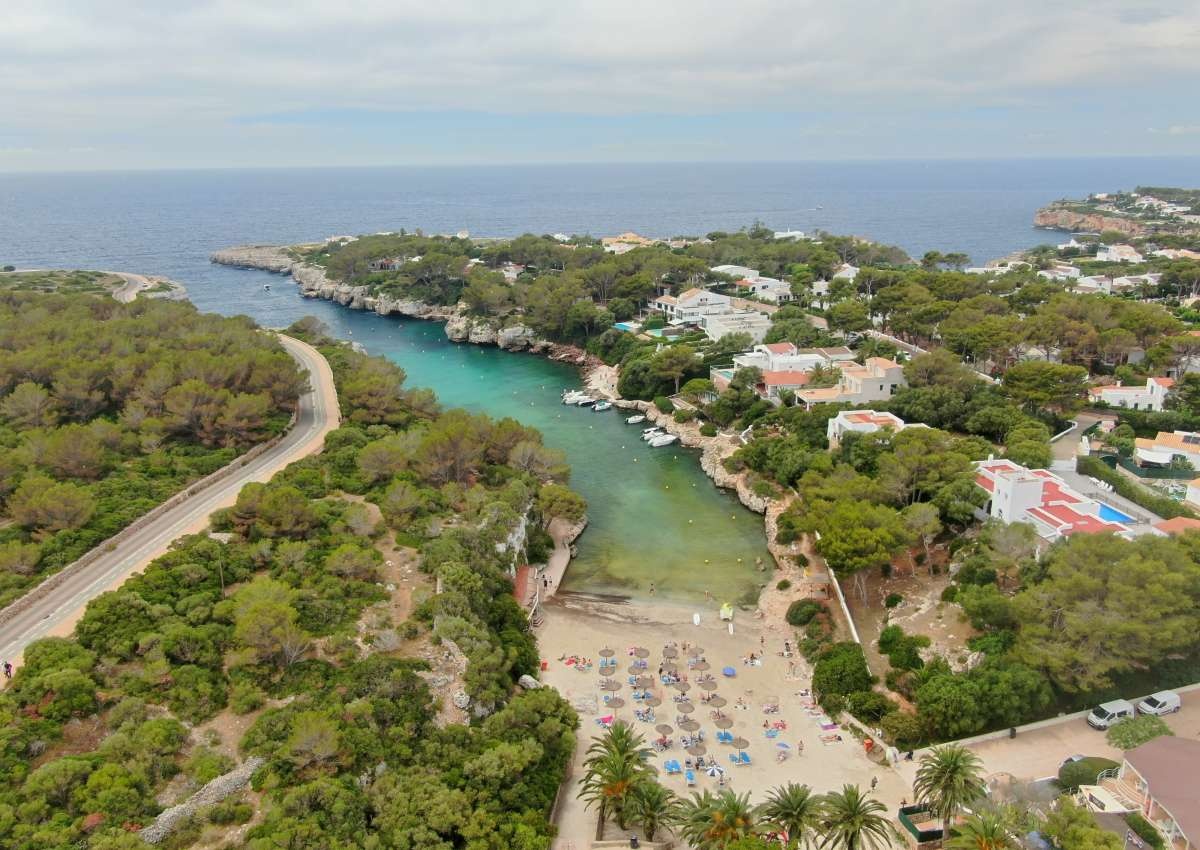 Menorca Cala Blanes, Anchor - Ankerplaats in de buurt van Ciutadella