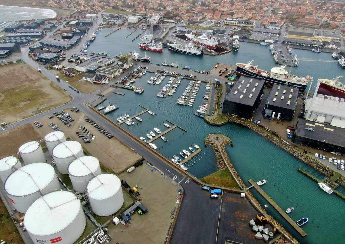 Skagen - Jachthaven in de buurt van Skagen (Kappelborg)