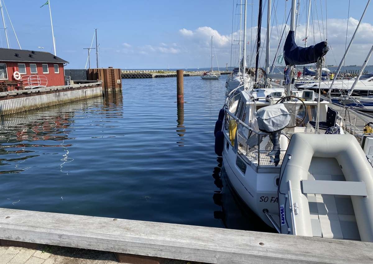 Omø - Hafen bei Kirkehavn