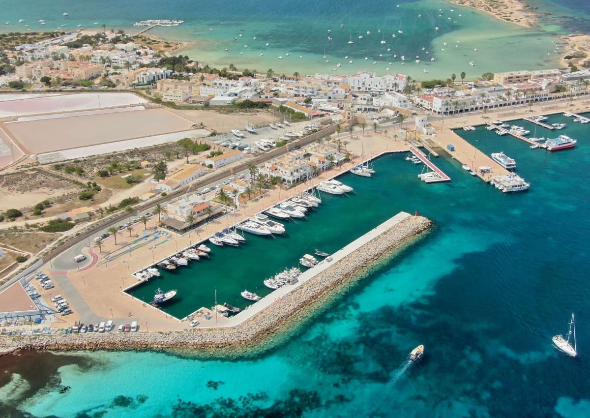 Formentera - Puerto de la Savina, Hbr - Jachthaven in de buurt van Formentera
