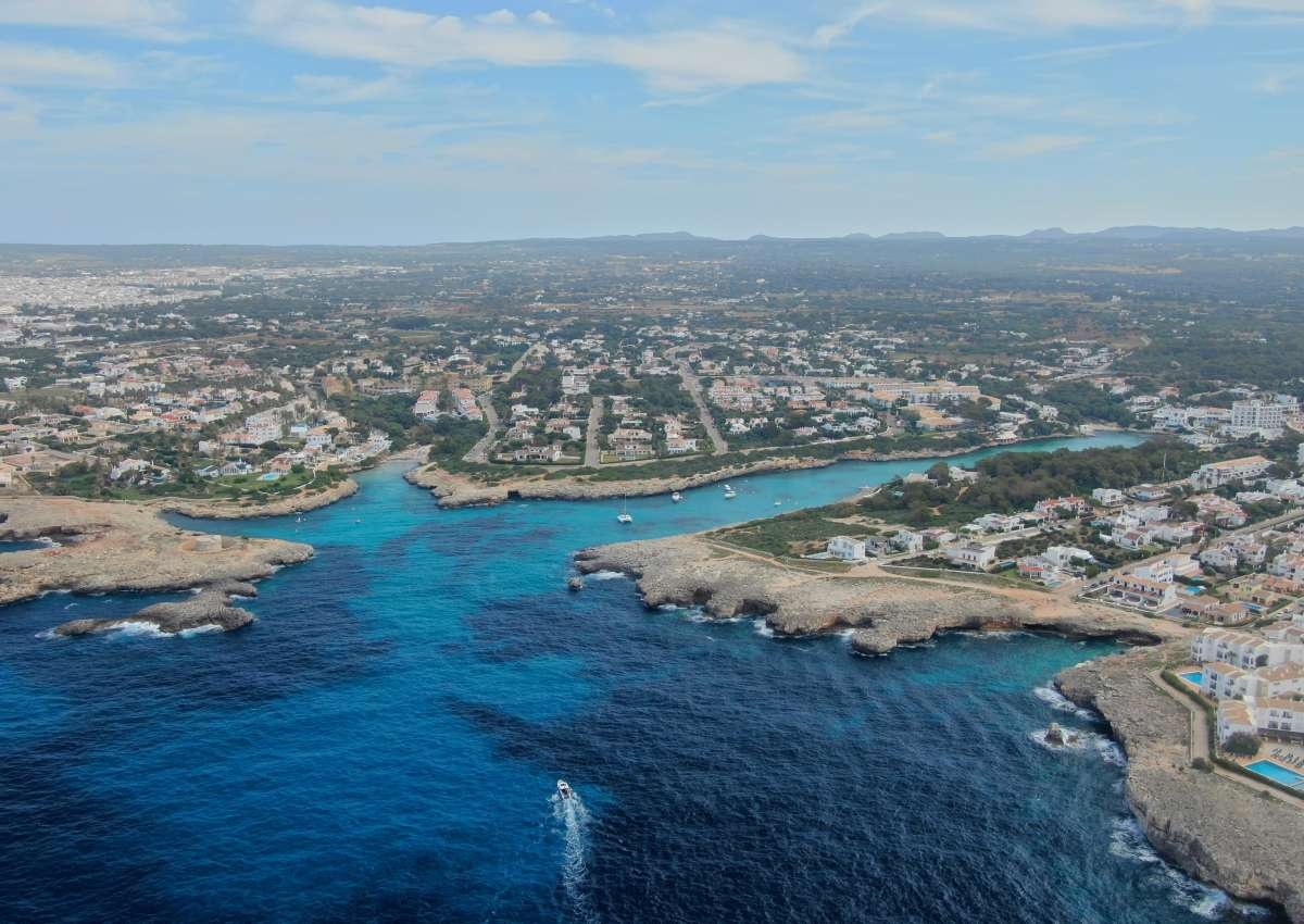 Menorca - Cala Santandria, Anchor - Ankerplaats in de buurt van Ciutadella