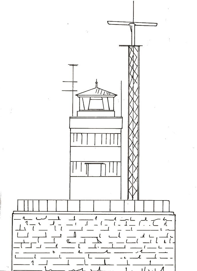 Drogden - Vuurtoren in de buurt van Dragør