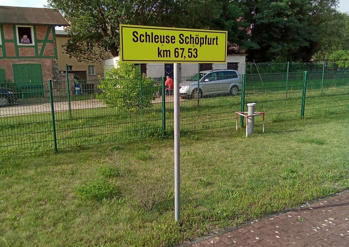 Schleuse Schöpfurt - Navinfo près de Finowfurt