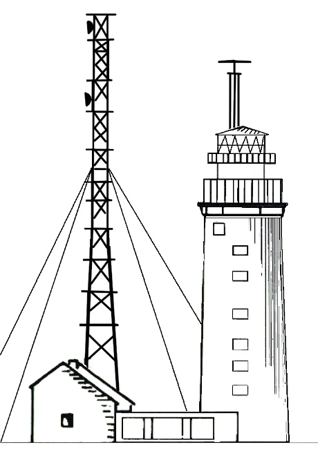 Leuchtturm Helgoland - Vuurtoren in de buurt van Helgoland (Oberland)