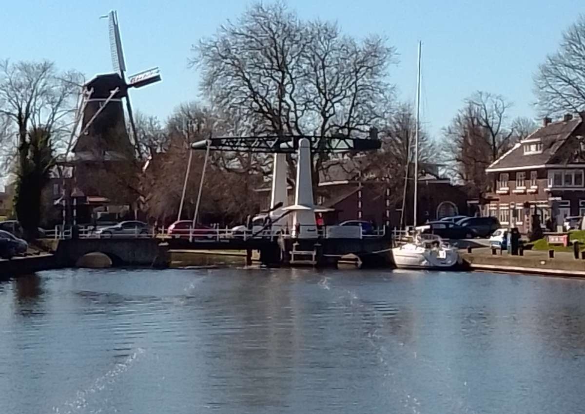 Woudpoortbrug - Bridge in de buurt van Noardeast-Fryslân (Dokkum)