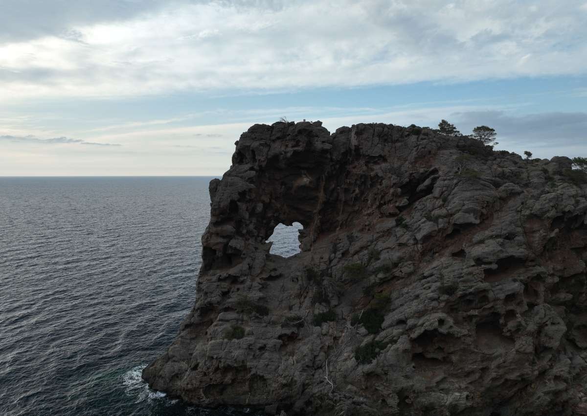 Mallorca - Cala Na Foradada, Anchor - Ankerplaats in de buurt van Deià
