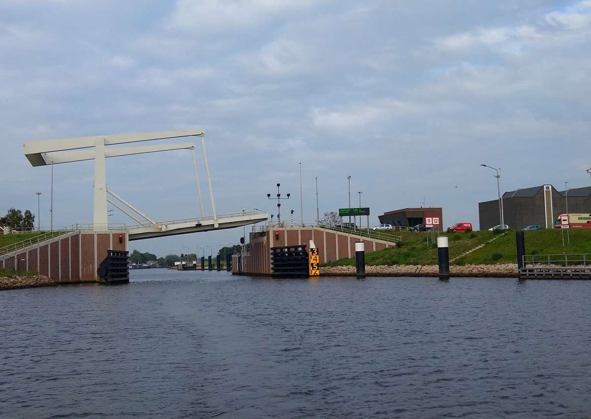 Meppelerdiepbrug - Brücke bei Zwartewaterland (Zwartsluis)