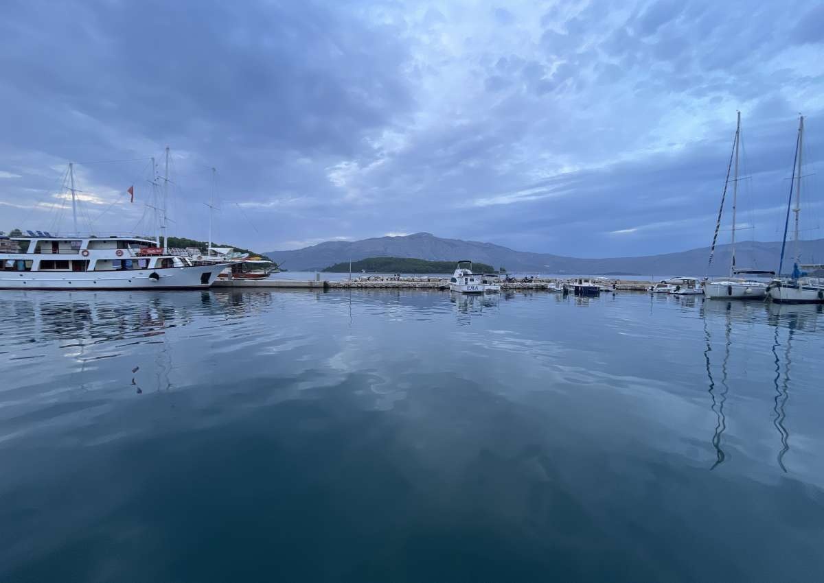 Uvala Privi Zal - Marina Lumbarda - Korčula - Hafen bei Lumbarda