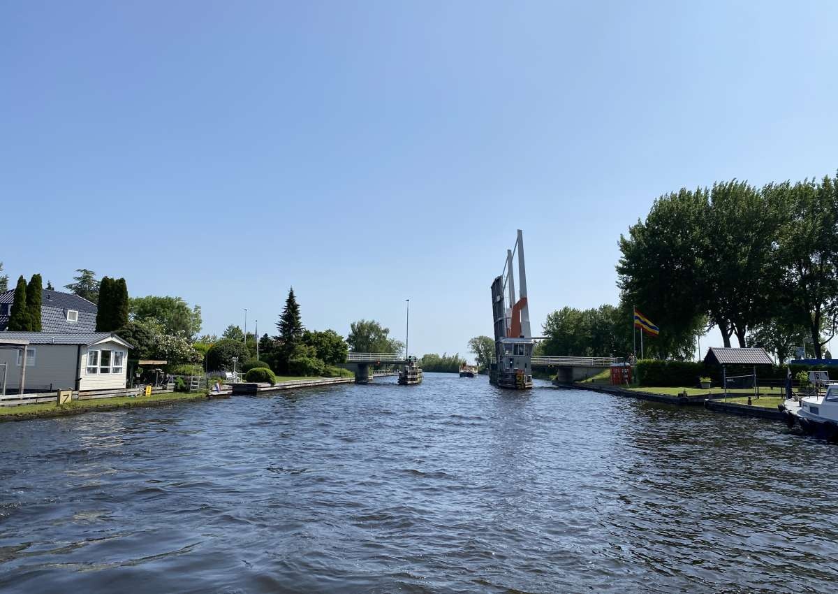Blauwe Hand, brug - Brücke bei Steenwijkerland (Wanneperveen)