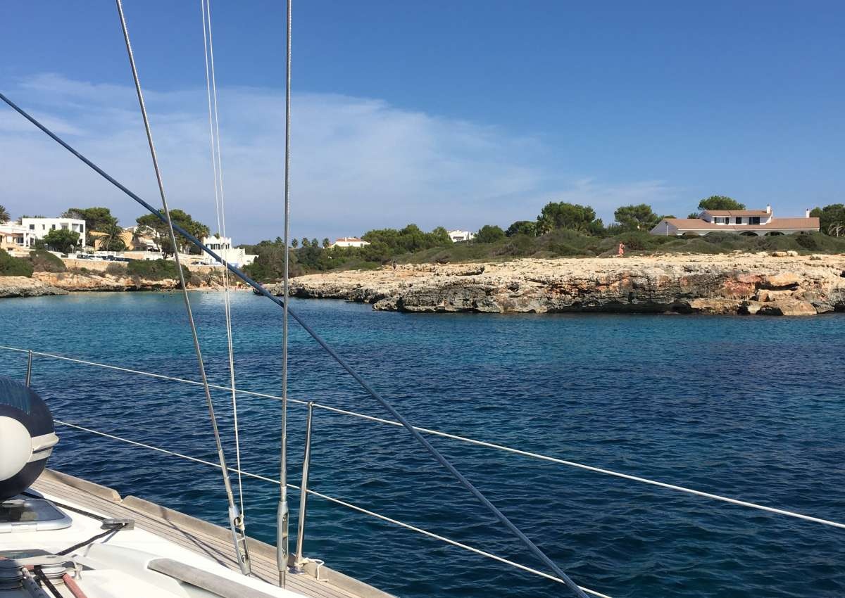 Menorca - Cala Santandria, Anchor - Ankerplaats in de buurt van Ciutadella