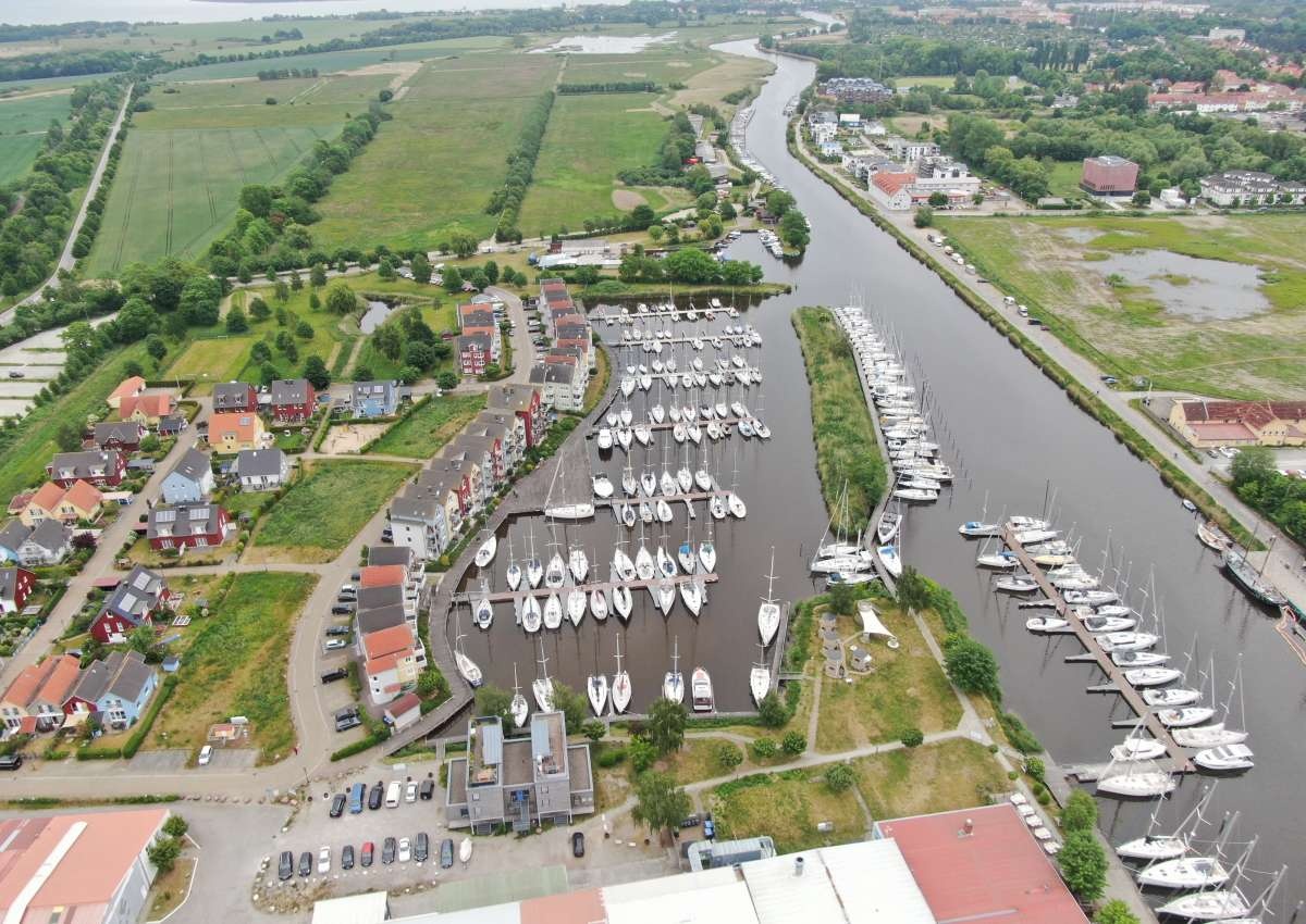 Greifswald Hafen - Jachthaven in de buurt van Greifswald (Steinbeckervorstadt)