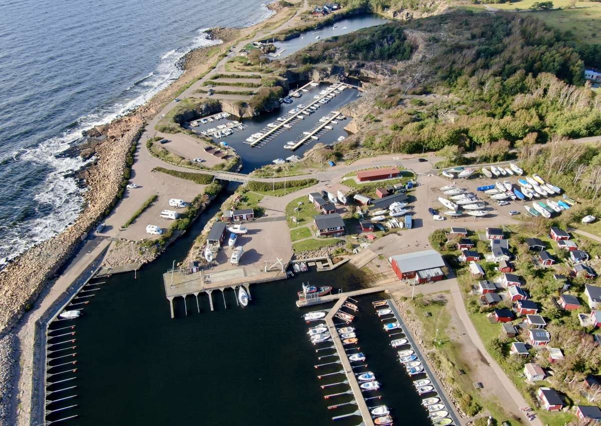 Grötvik - Jachthaven in de buurt van Halmstad (Stenhuggeriet)
