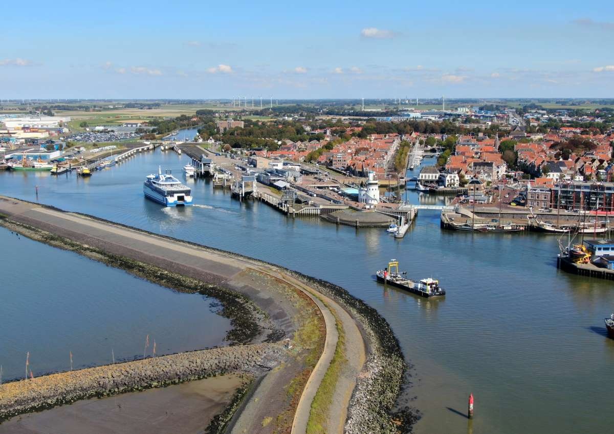 Harlingen Zuiderhaven Watersportcentrum De Leeuwenbrug - Hafen bei Harlingen